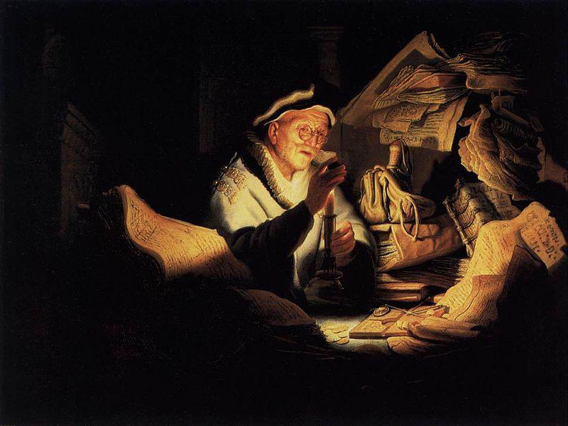 REMBRANDT Harmenszoon van Rijn Parable of the Rich Man oil painting image